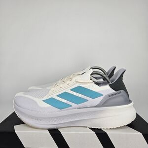 New Adidas UltraBoost 5X White Pure Teal JI3244 Men's Running Shoes Size 11.5